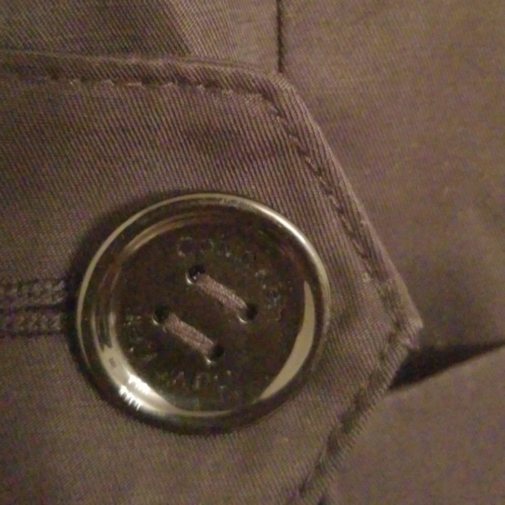 Black Calvin Klein  Trench Coat - Picture 3 of 4